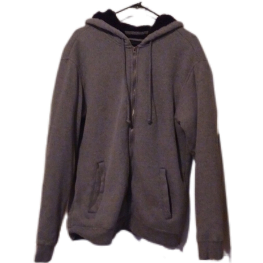 -- Barkley JENSEN Men's Gray Hooded Sweater Size XLarge Casual